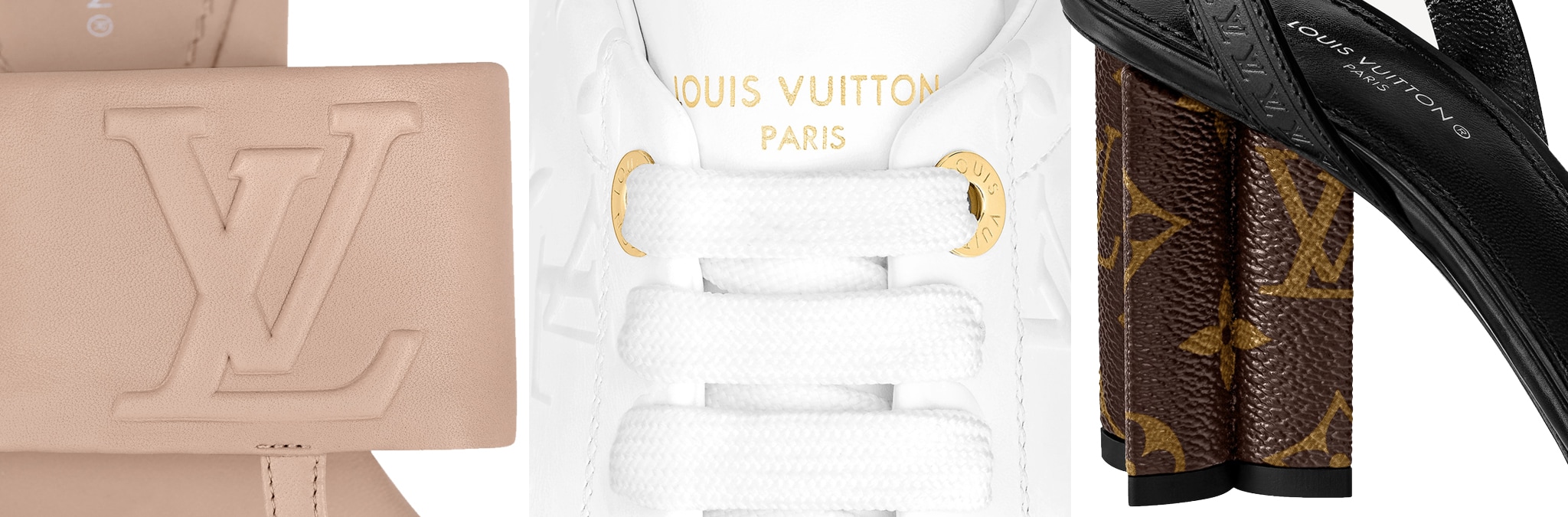 Fonts and logo prints on real Louis Vuitton shoes should be consistent