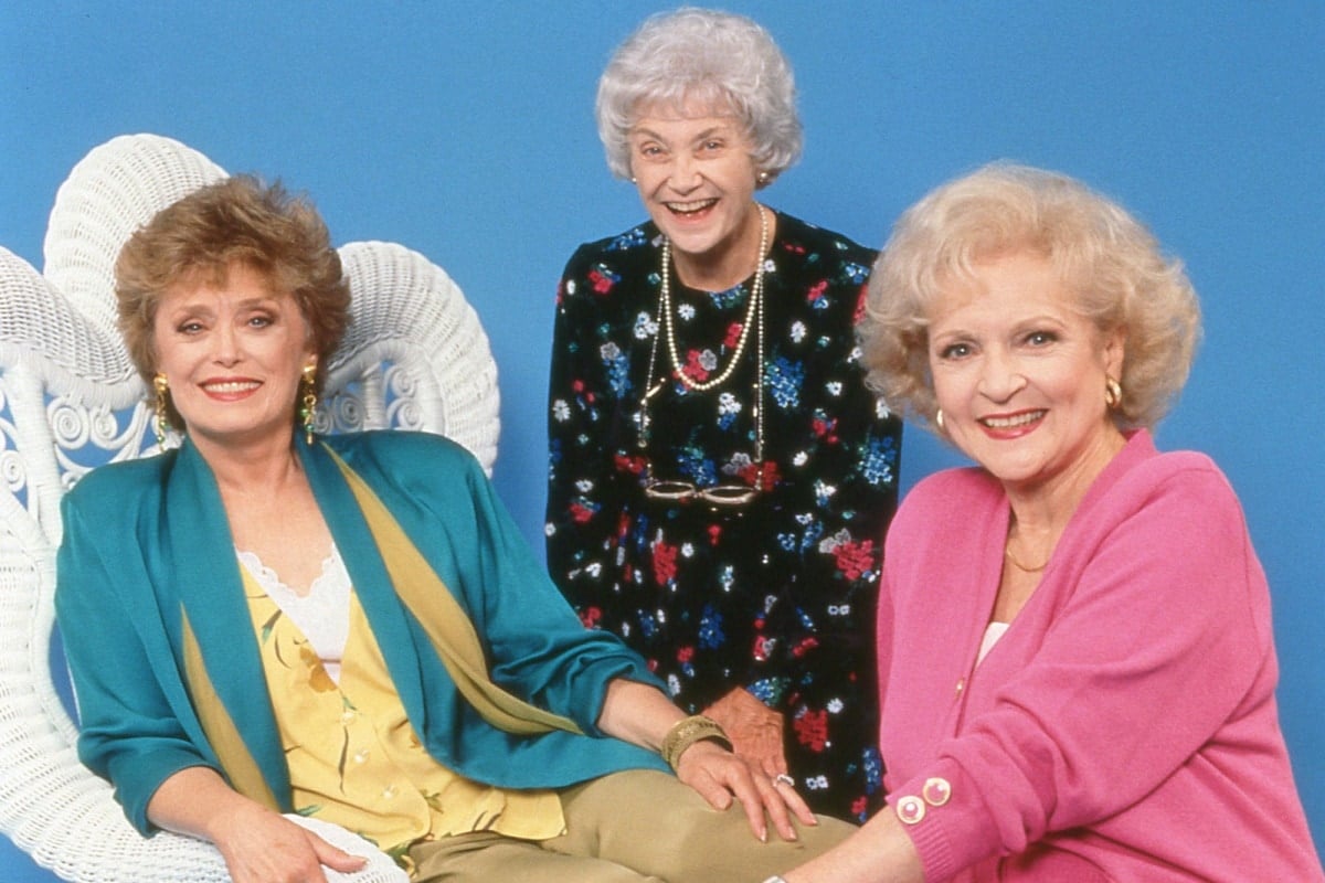 Rue McClanahan, Estelle Getty, and Betty White reprised their roles in The Golden Palace