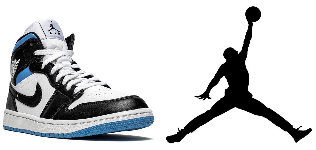 The Air Jordan logo is reportedly inspired by a ballet move where Michael Jordan jumped and spread his legs while holding a ball in his left hand