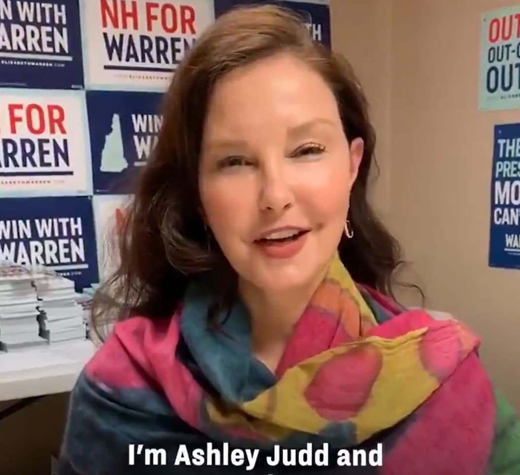 Ashley Judd was ridiculed for her puffy cheeks in an Elizabeth Warren campaign ad