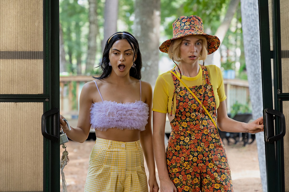 Camila Mendes and Maya Hawke star in the new Netflix dark comedy teen movie Do Revenge