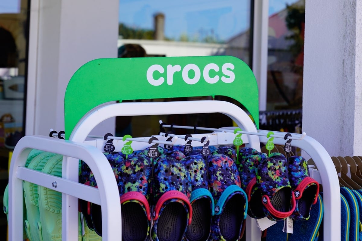 Crocs is an American footwear company known for comfortable, easy slip-on shoes