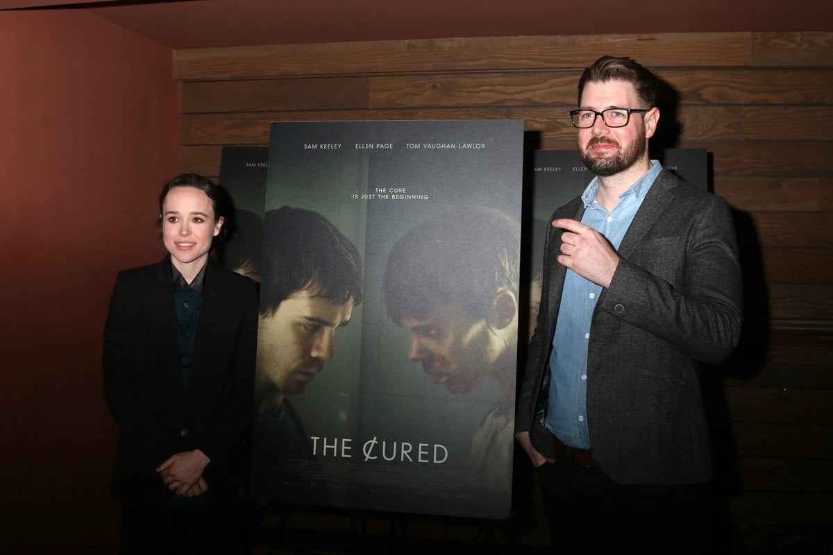 Writer/director David Freyne and actress Ellen (Elliot) Page attend the screening Of IFC Films "The Cured"