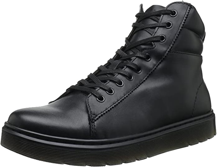 Sleek comfort: Jered boots featuring the ultra-soft black Danio leather