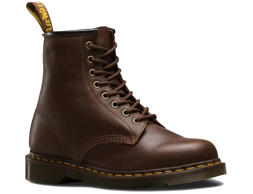 The classic 8-Eye 1460 boots in tan Carpathian Leather
