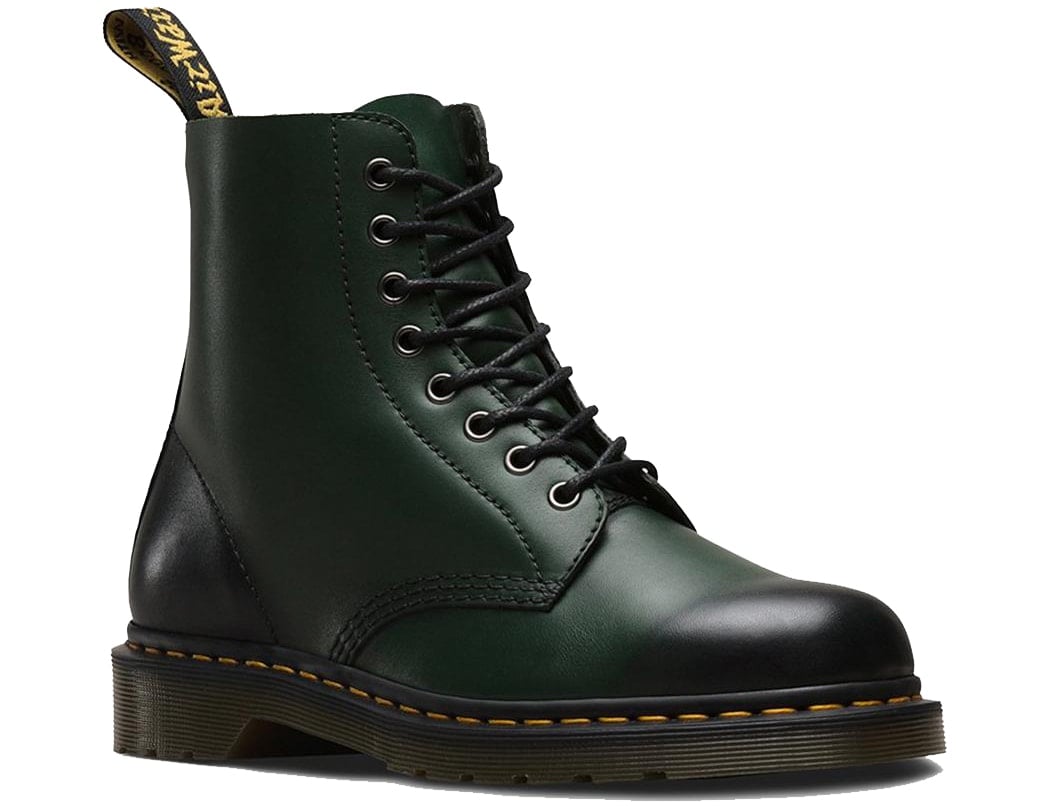 Dr. Martens 1460 boots in green Antique Temperley Leather