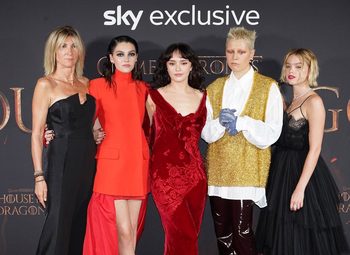 Eve Best, Emily Carey, Olivia Cooke, Emma D'Arcy, and Lilly Alcock star in the American fantasy drama television series House of the Dragon