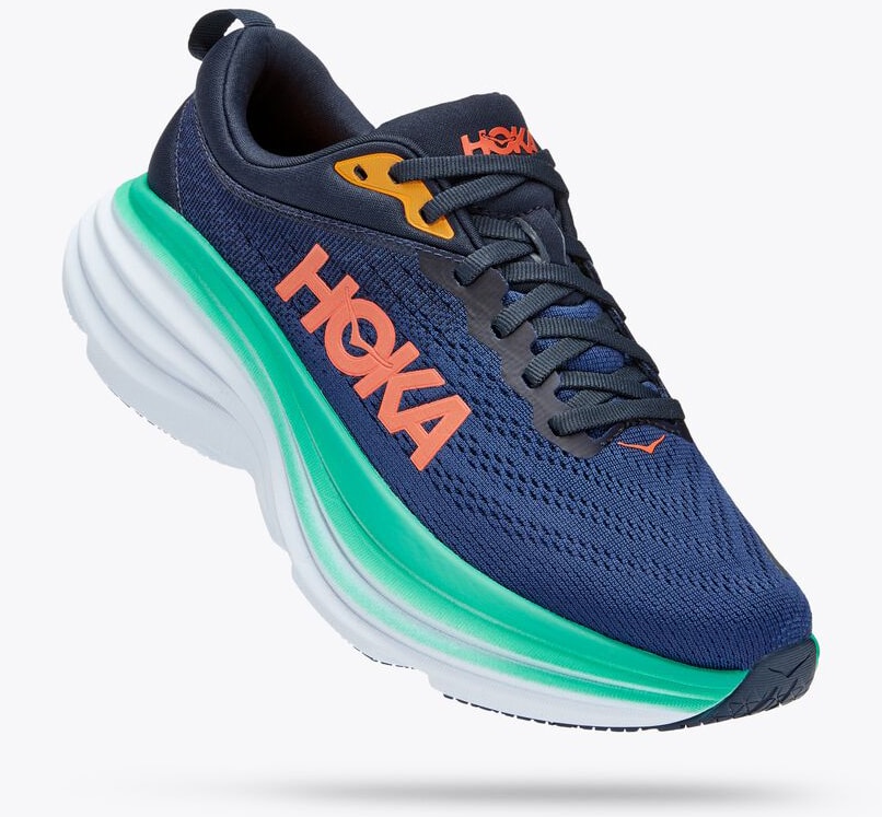 Hoka shoes have a similar lightweight cushioning to the On Cloud sneakers