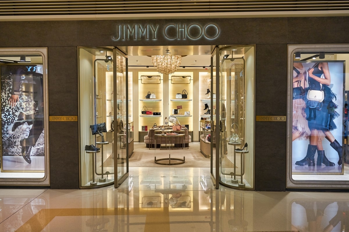 Jimmy Choo operates hundreds of retail stores throughout the world