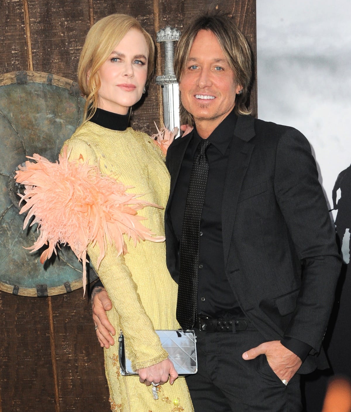 Towering Elegance: Nicole Kidman stands tall next to her husband, Keith Urban, showcasing her notable height advantage