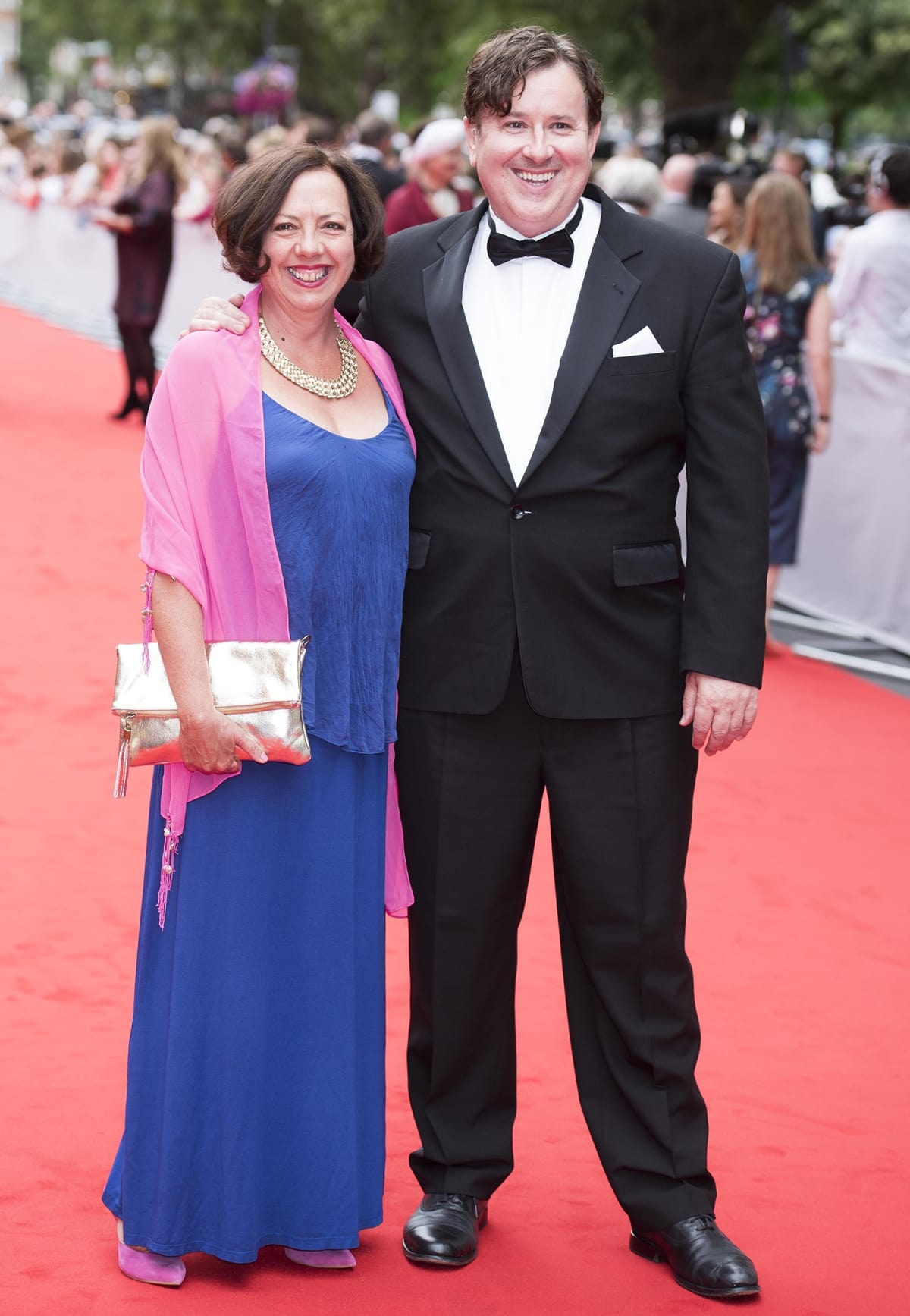 Mary Roscoe and Jeremy Swift, who have been married since 1992, attend as BAFTA celebrate "Downton Abbey"