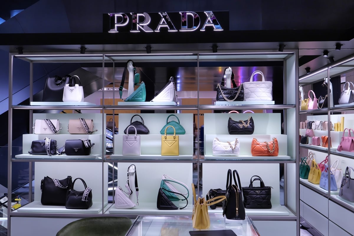 Prada's most popular and classic bags include Cleo, Bowling, Nylon, and Re-Edition