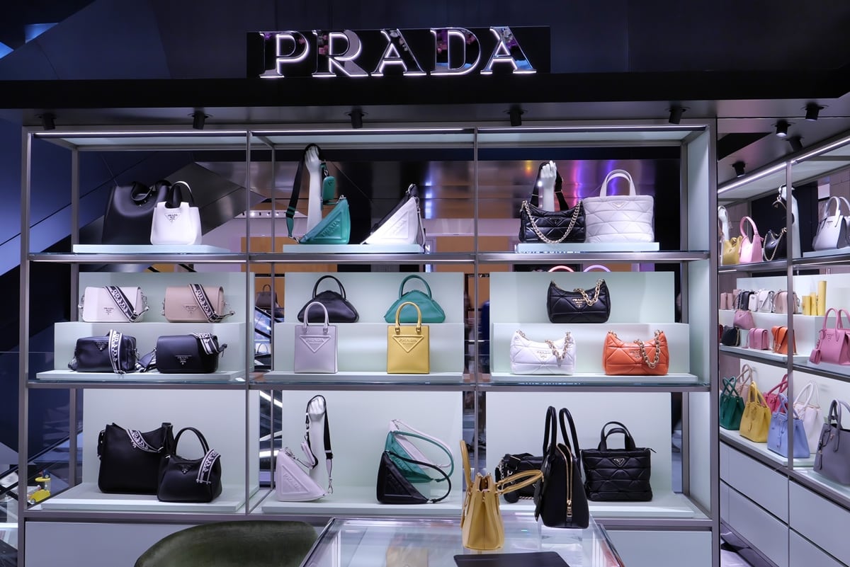 Prada's most popular and classic bags include Cleo, Bowling, Nylon, and Re-Edition
