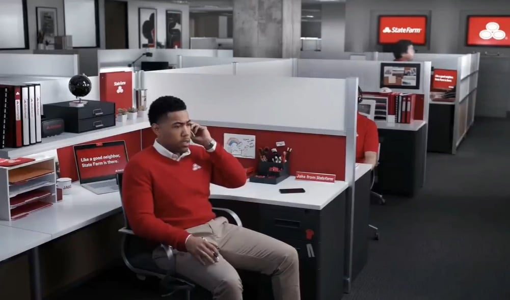 In 2020, State Farm hired professional actor Kevin Miles to replace the original Jake to revive the popular “State of Unrest” campaign