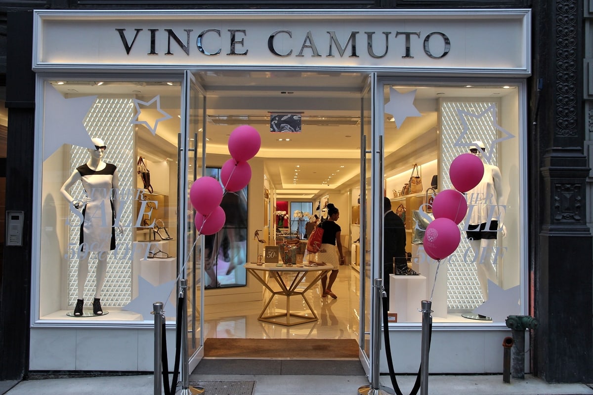 Vince Camuto used to operate retail stores throughout the United States, but they've all closed down