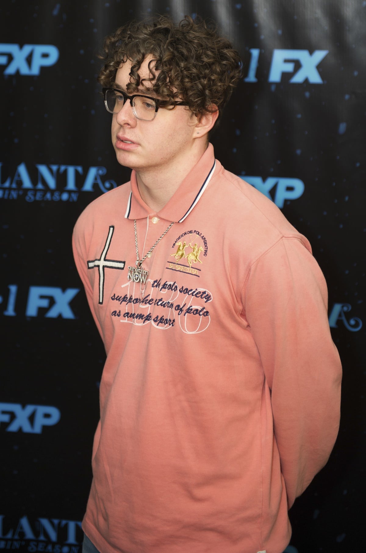 Rapper Jack Harlow attends the premiere of the second season of the American television series Atlanta, titled Robbin' Season, at Starlight Six Drive