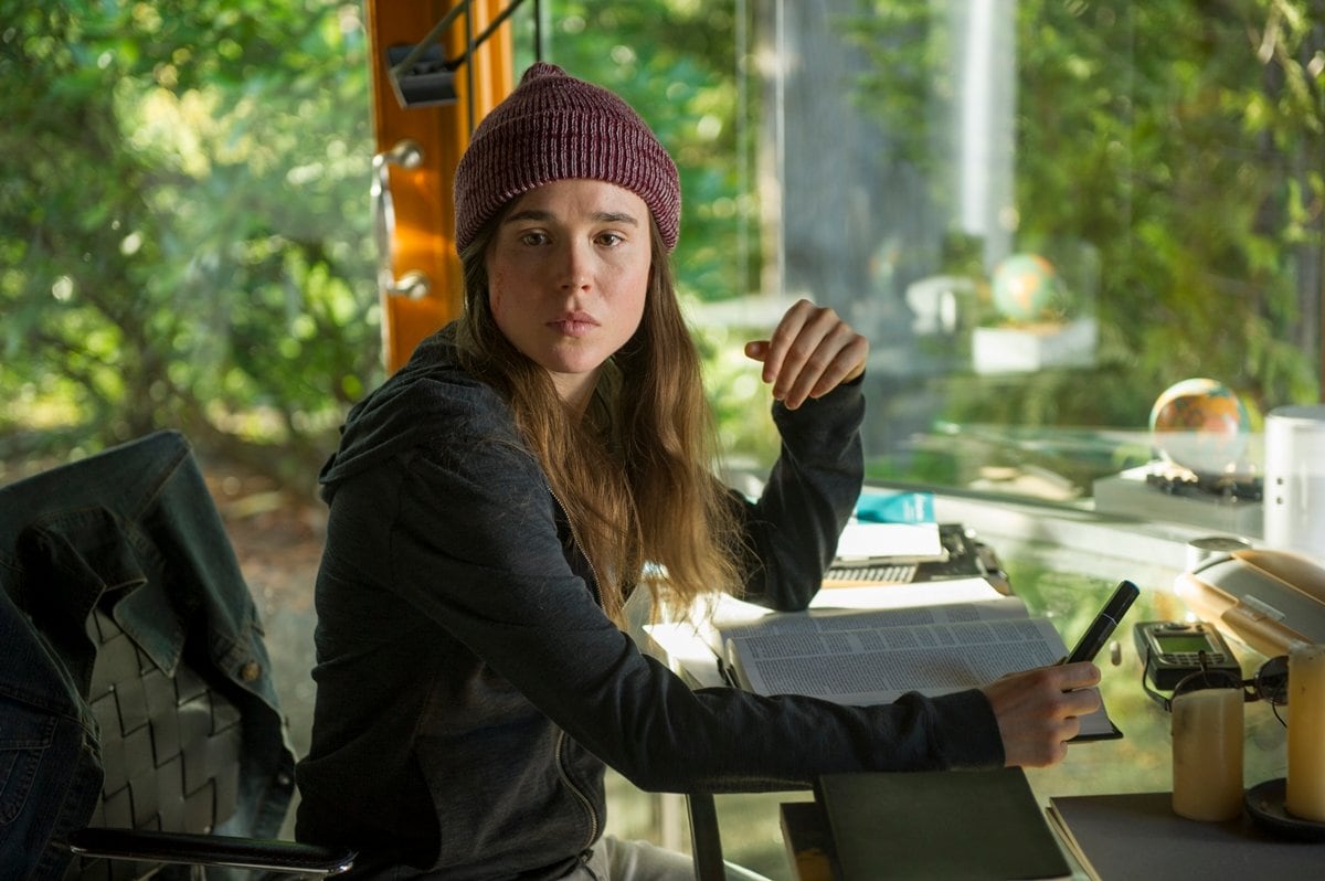 Elliot (Ellen) Page as Nell in the 2015 Canadian apocalyptic independent drama film Into the Forest