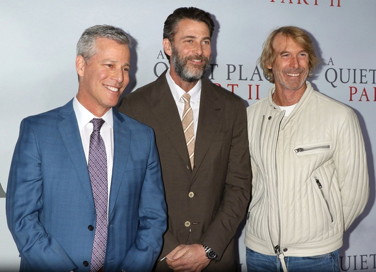 Brad Fuller, Andrew Form, and Michael Bay attend the "A Quiet Place Part II" World Premiere