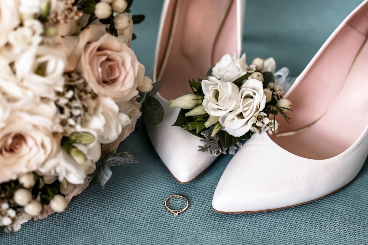 Start researching bridal shoe options early and prioritize comfort as you'll be on your feet all day