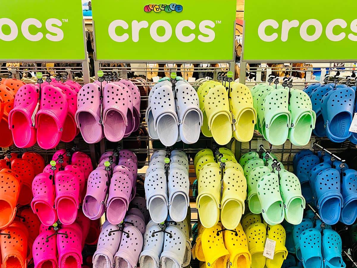 Crocs is a brand popular among nurses and recommended by podiatrists for all-day wear
