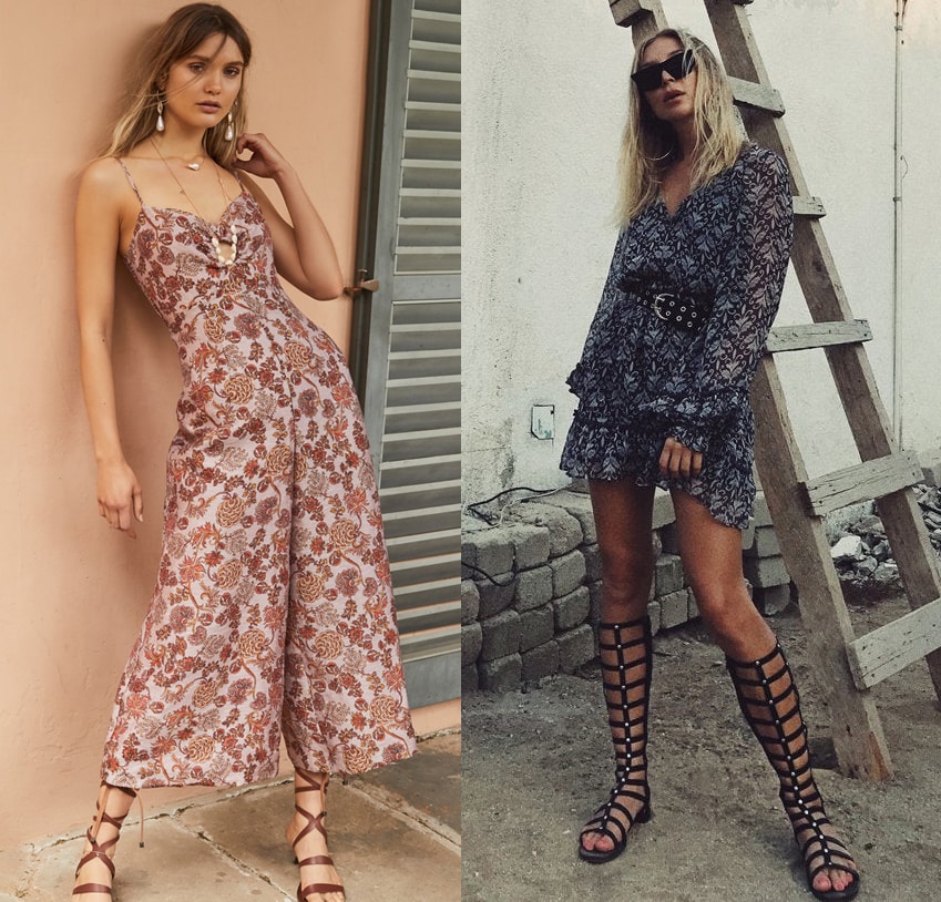 Australian label Stevie May offers feminine silhouettes with bohemian aesthetics at affordable price points