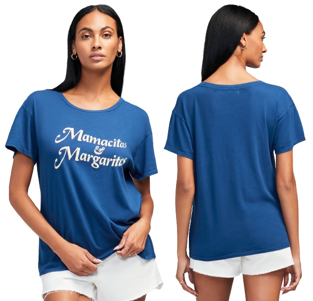 Make a statement in the Mamacitas & Margaritas casual tee cut from lightweight cotton jersey in a trendy oversized silhouette