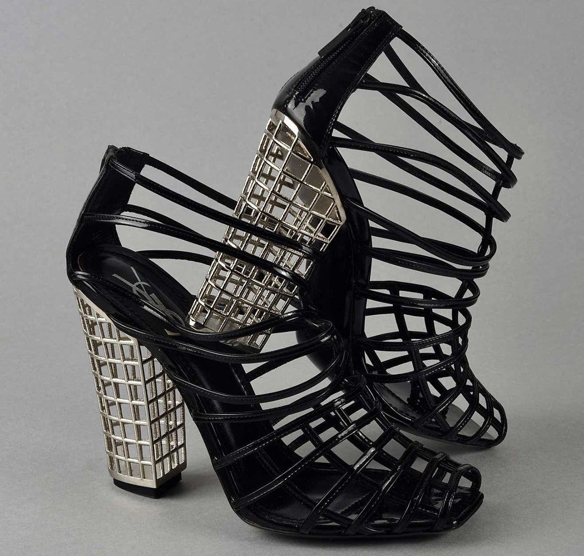 YSL's caged booties from the Spring/Summer 2009 collection started the cage heel trend