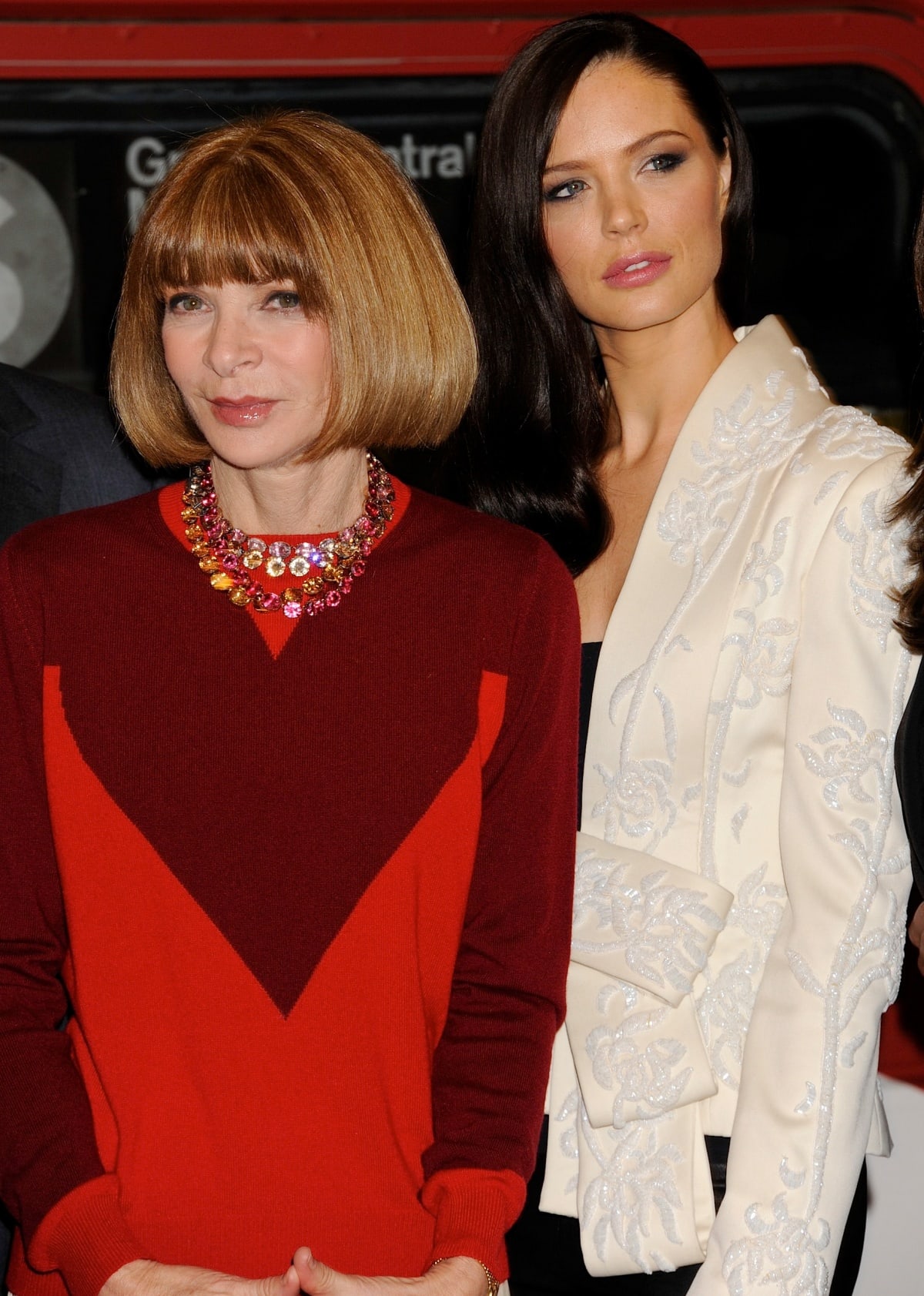 Anna Wintour and Georgina Chapman at Britain’s Great Campaign launch in New York City