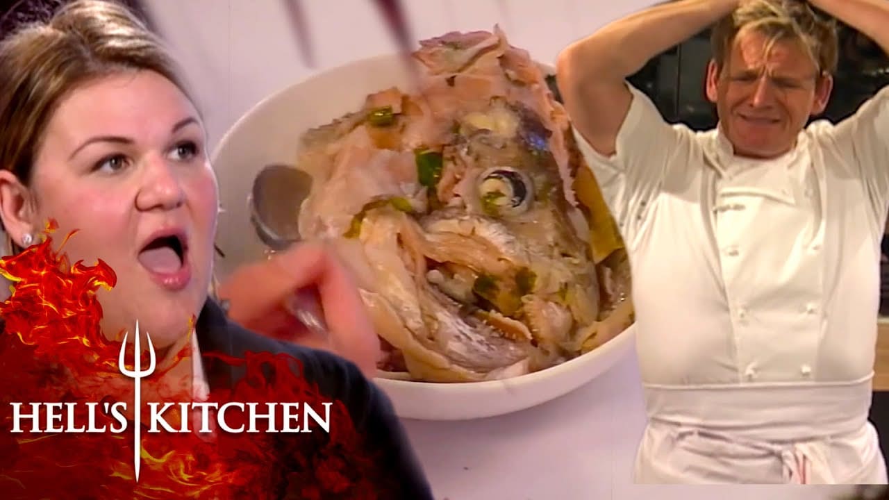 Gordon Ramsay having an existential crisis on an episode of Hell's Kitchen