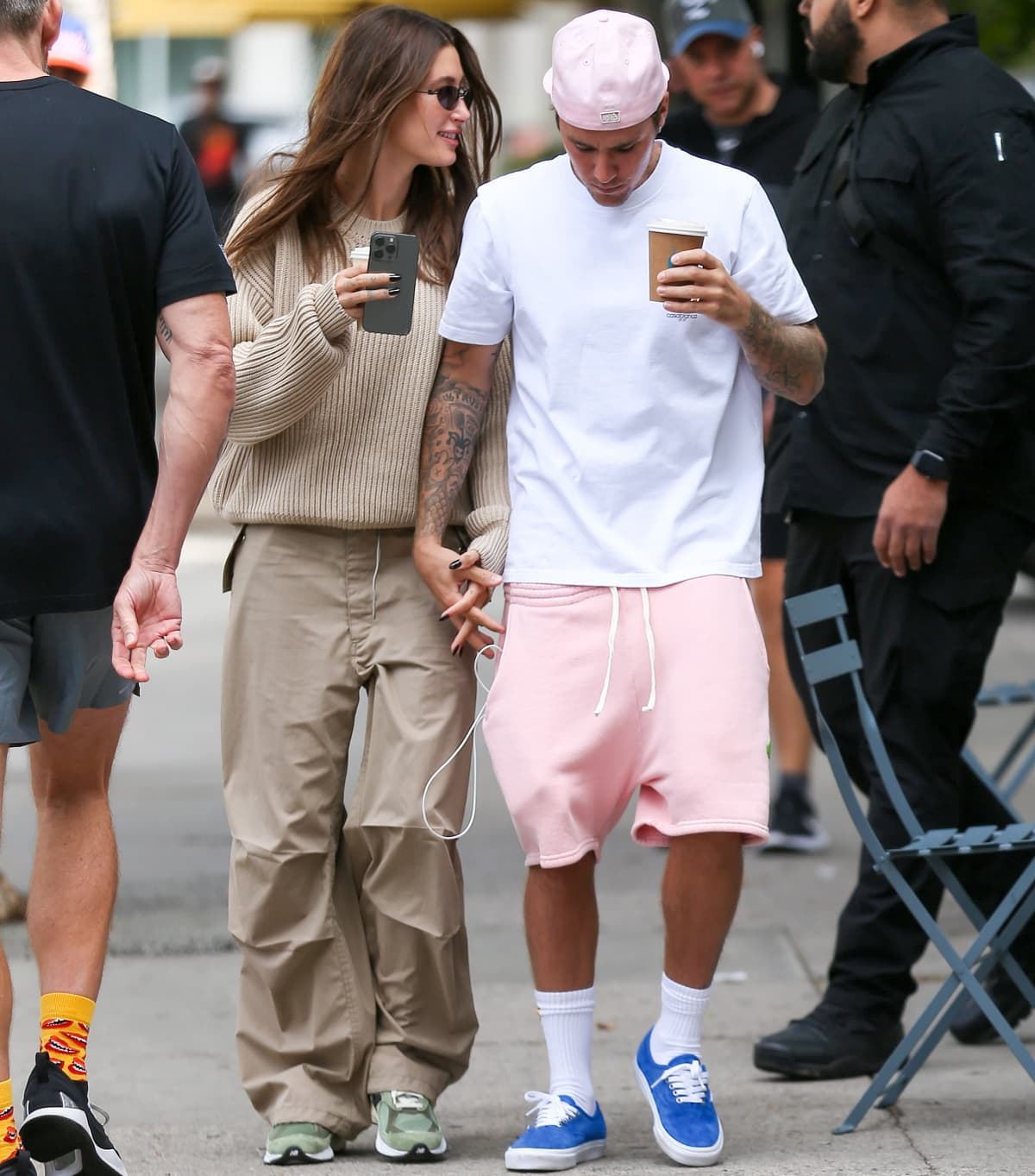 Hailey and Justin Bieber out and about in Los Angeles