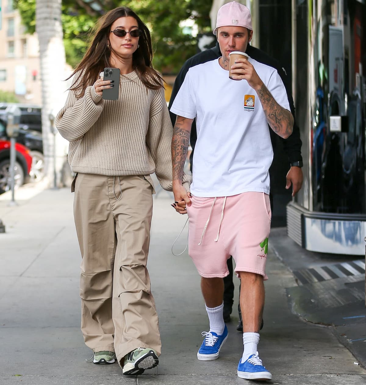 Hailey and Justin Bieber out on a coffee date in Los Angeles