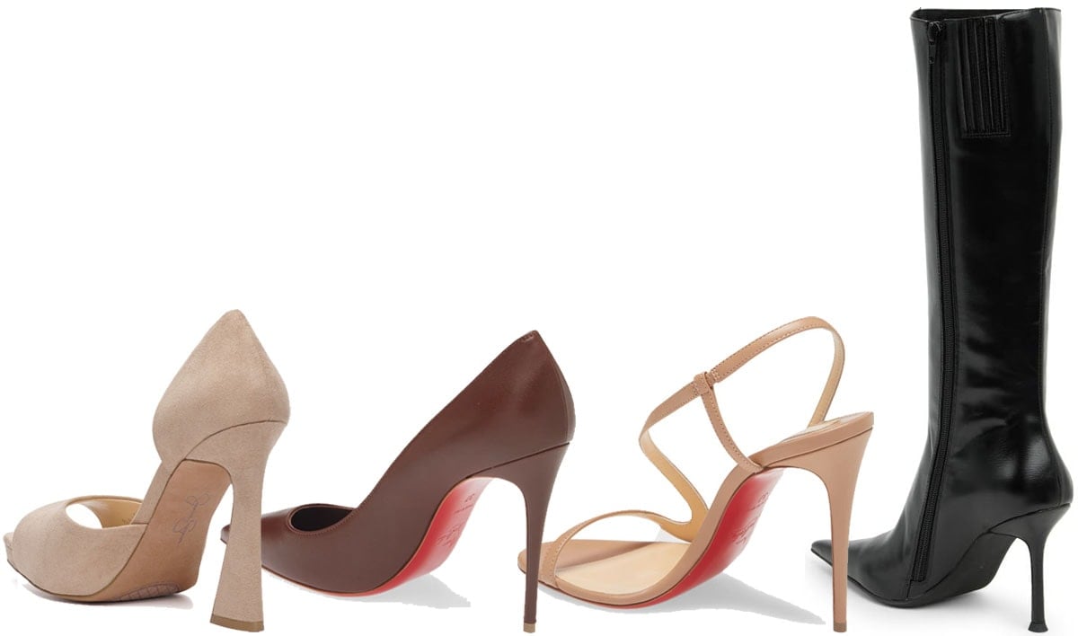 Basic high heels usually add only two to three inches of extra height