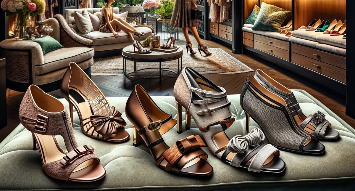 Open-toe shoes come in a variety of styles, from sandals to wedges to pumps