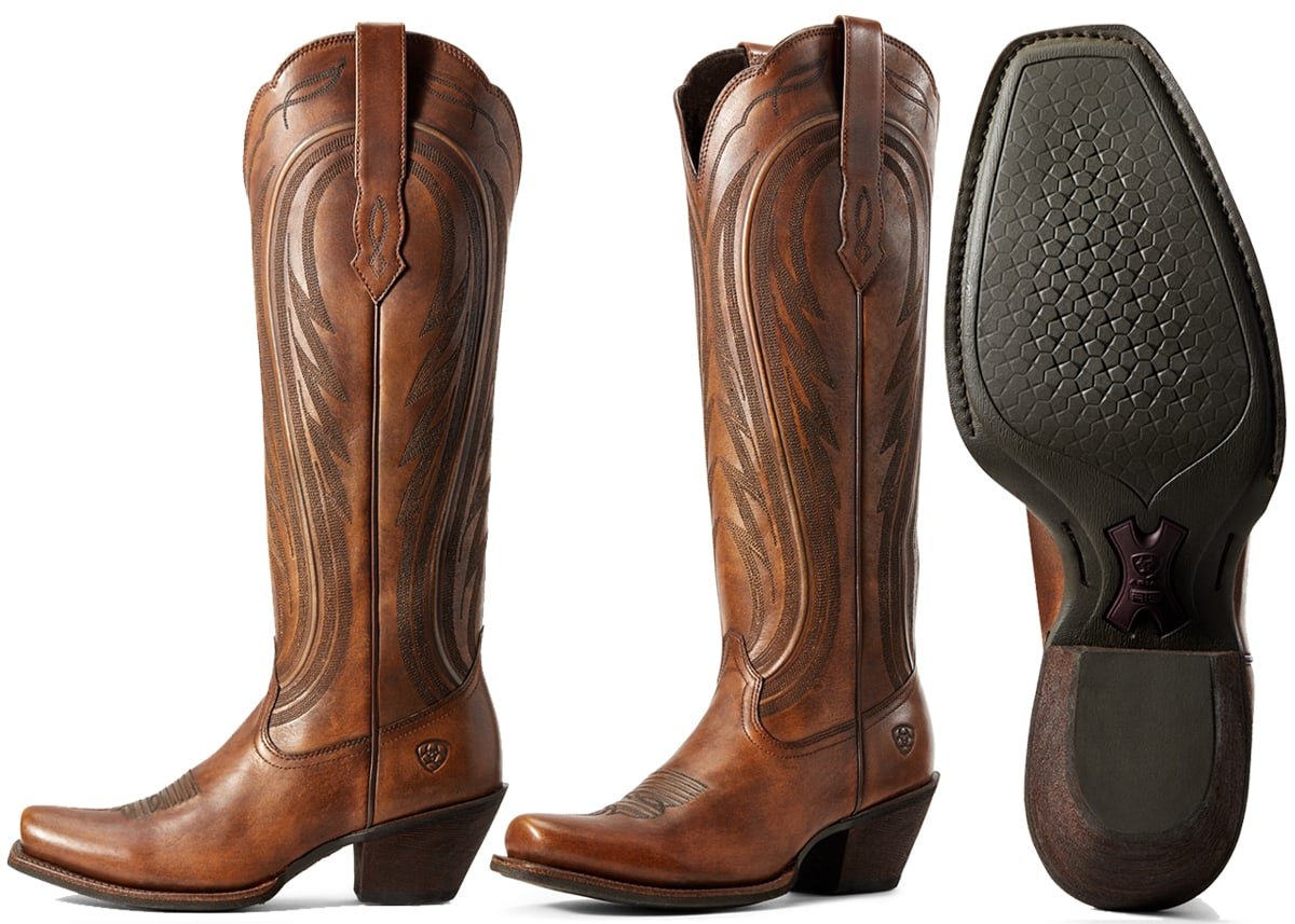 The Abilene is a chic Western boot incorporated with Ariat's ATS technology for stability and a Duratread outsole for flexibility