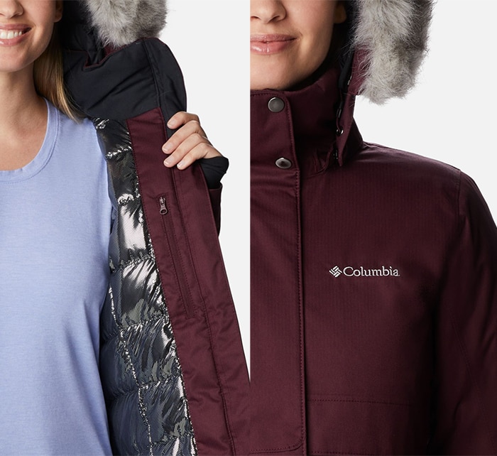 Columbia jackets make use of high-quality fabric with neat and sturdy stitching