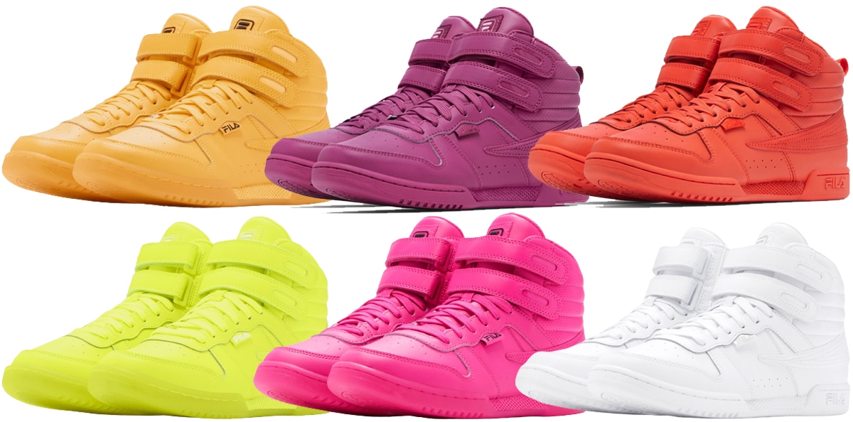 The F-14 boasts a minimalist silhouette similar to Nike's retro Air Force high-tops but with double hook-and-loop straps and an extra-cushy padded collar lock