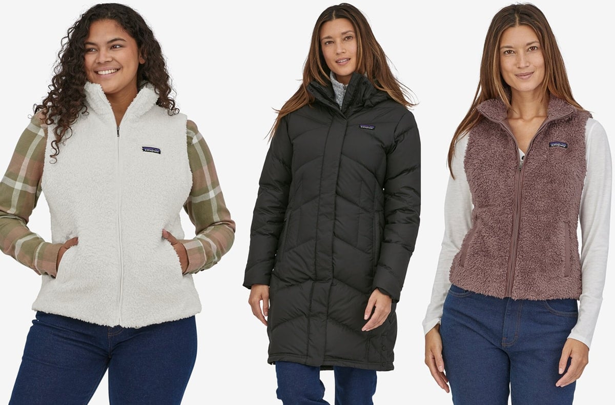 Patagonia is famous for its fleece vests, as well as its down jackets