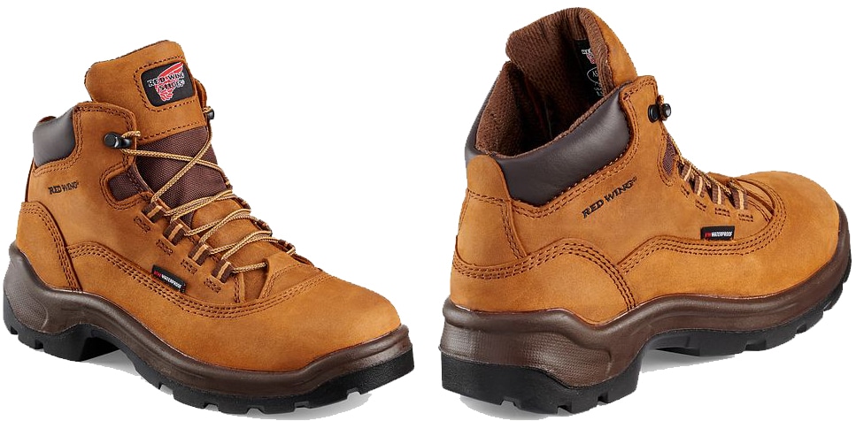 The Red Wing Flexbond is equipped with advanced waterproofing system, rugged, slip-resistant PU outsole, and steel safety toe protection