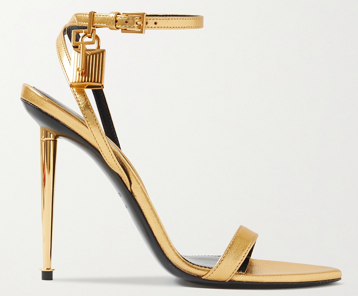A classic favorite, these Tom Ford sandals boast the fashion house's padlock-and-key charm