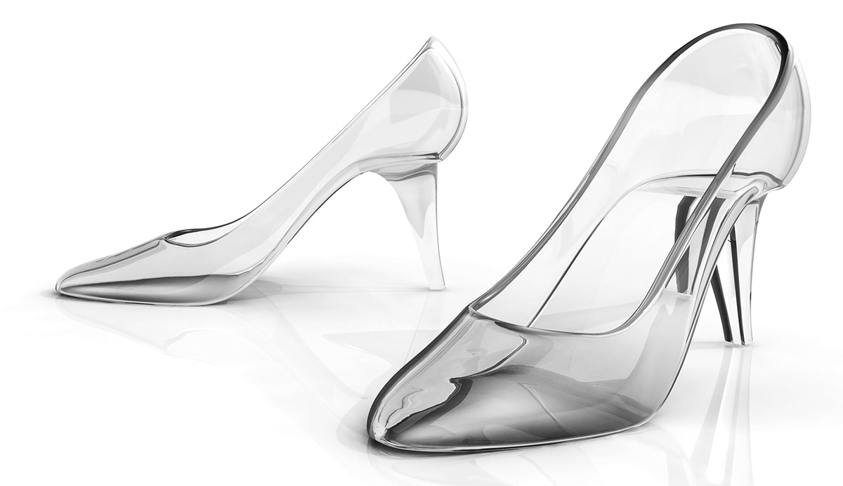 Clear heels are versatile and aren't just for late-night dances