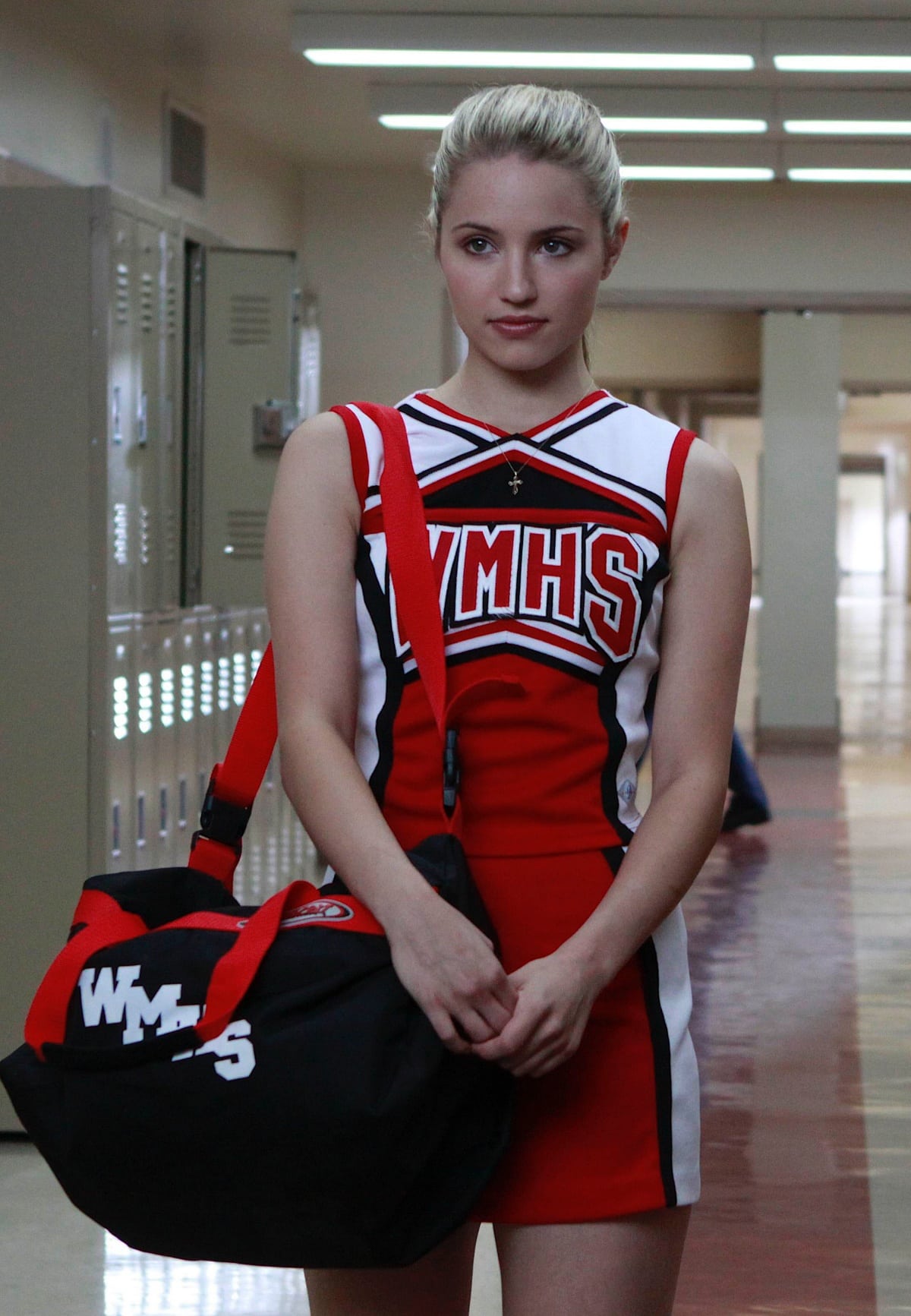 Cheerleader Quinn Fabray was portrayed by Dianna Agron in the hit musical comedy-drama television series Glee