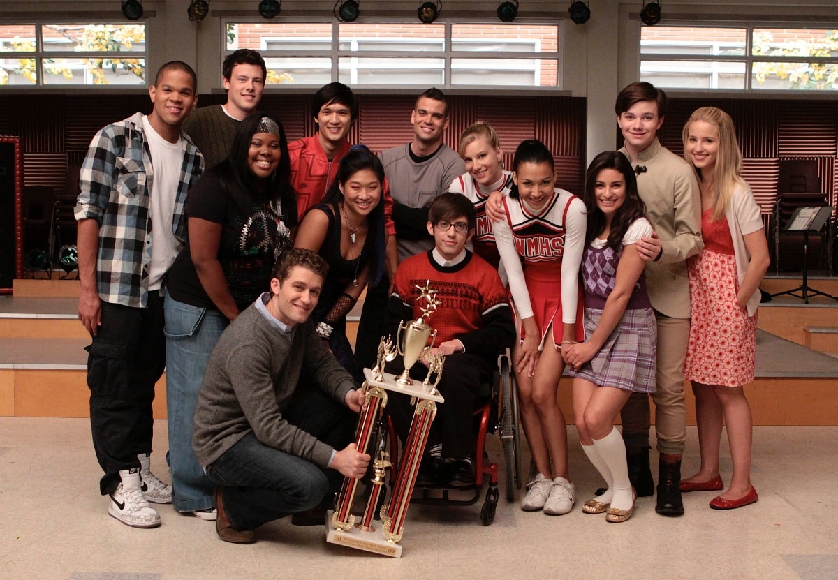 The original cast of the hit musical comedy-drama television series Glee