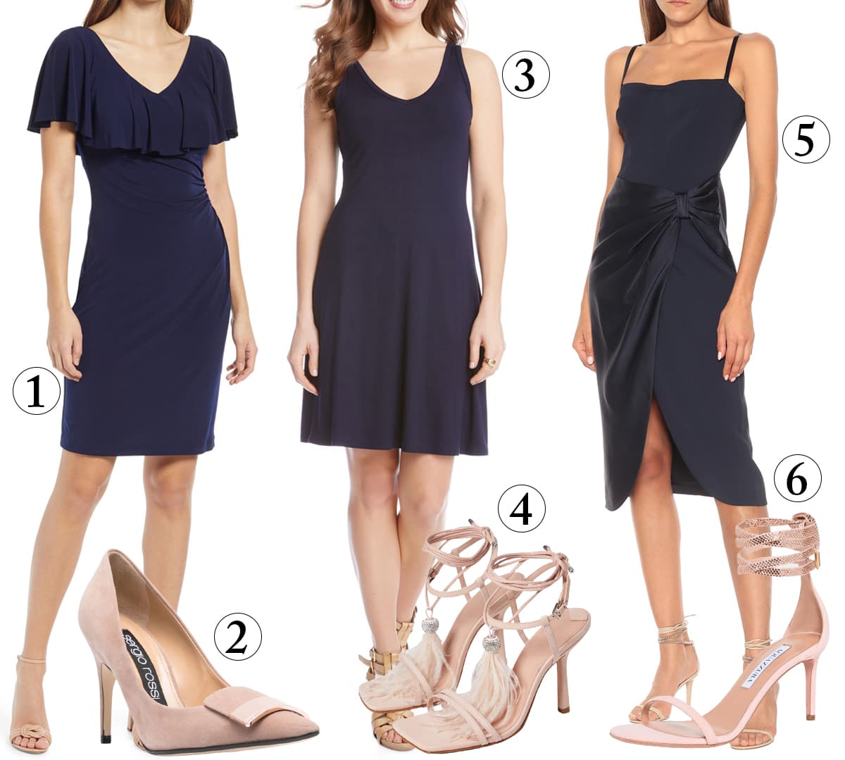 Best Color Shoes To Wear With A Navy Dress Outfit Ideas