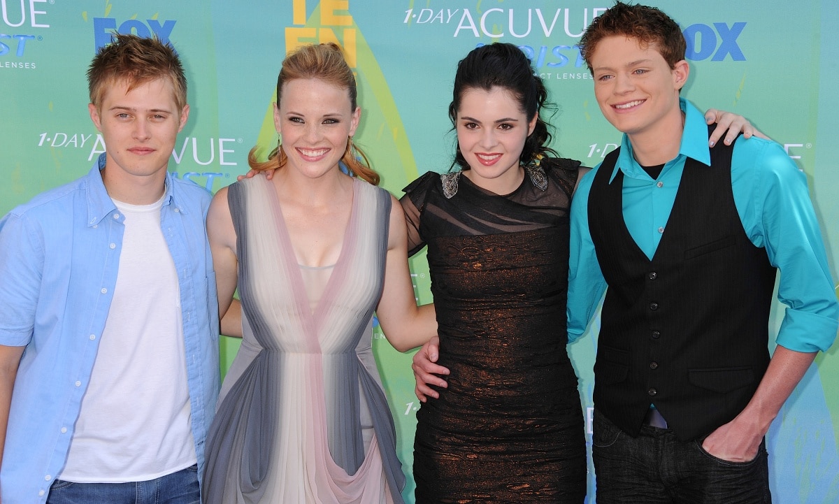 Lucas Grabeel, Katie Leclerc, Vanessa Marano, and Sean Berdy attending the 2011 Teen Choice Awards