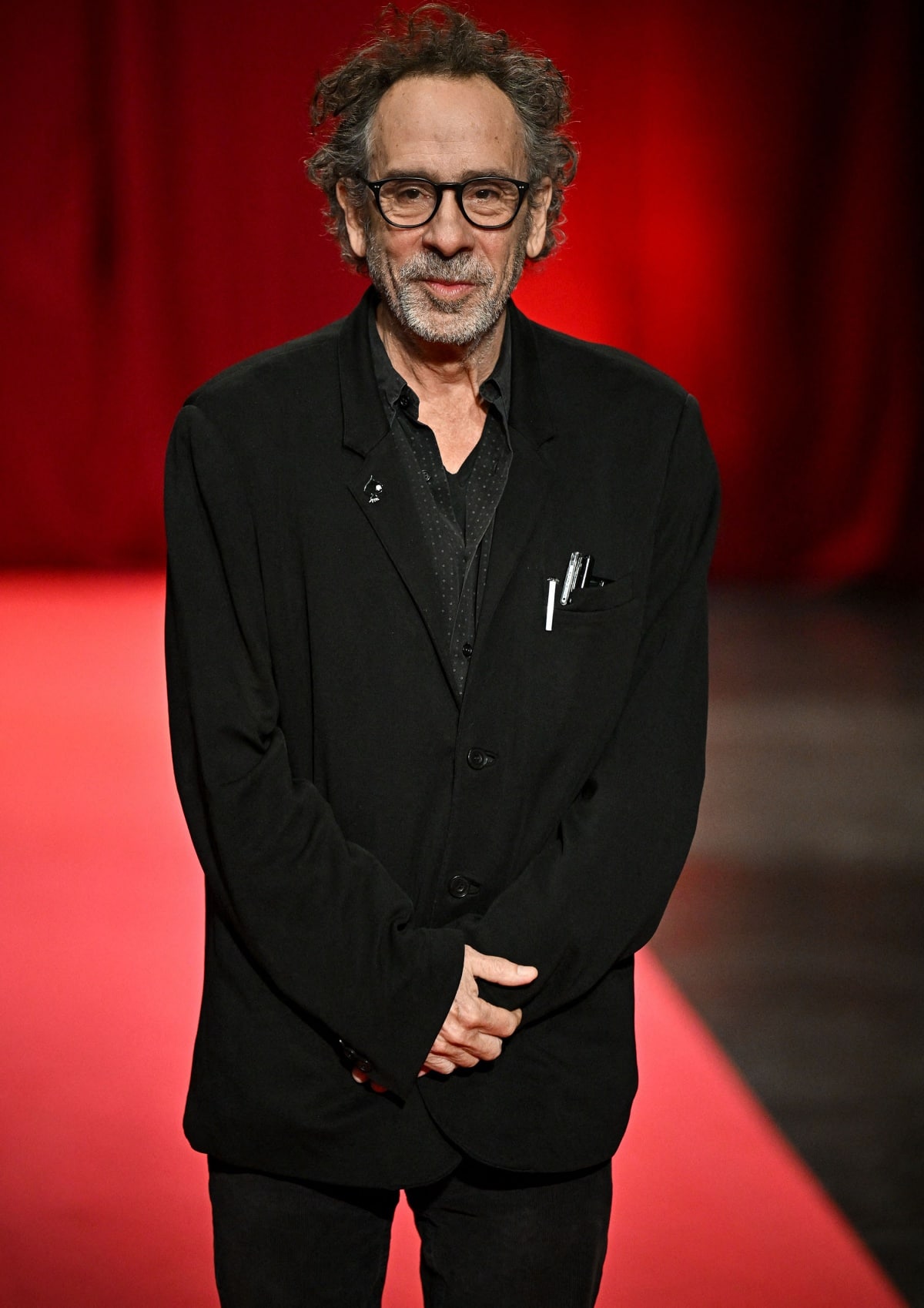 Tim Burton attending the 14th Lumiere Film Festival Closing Ceremony