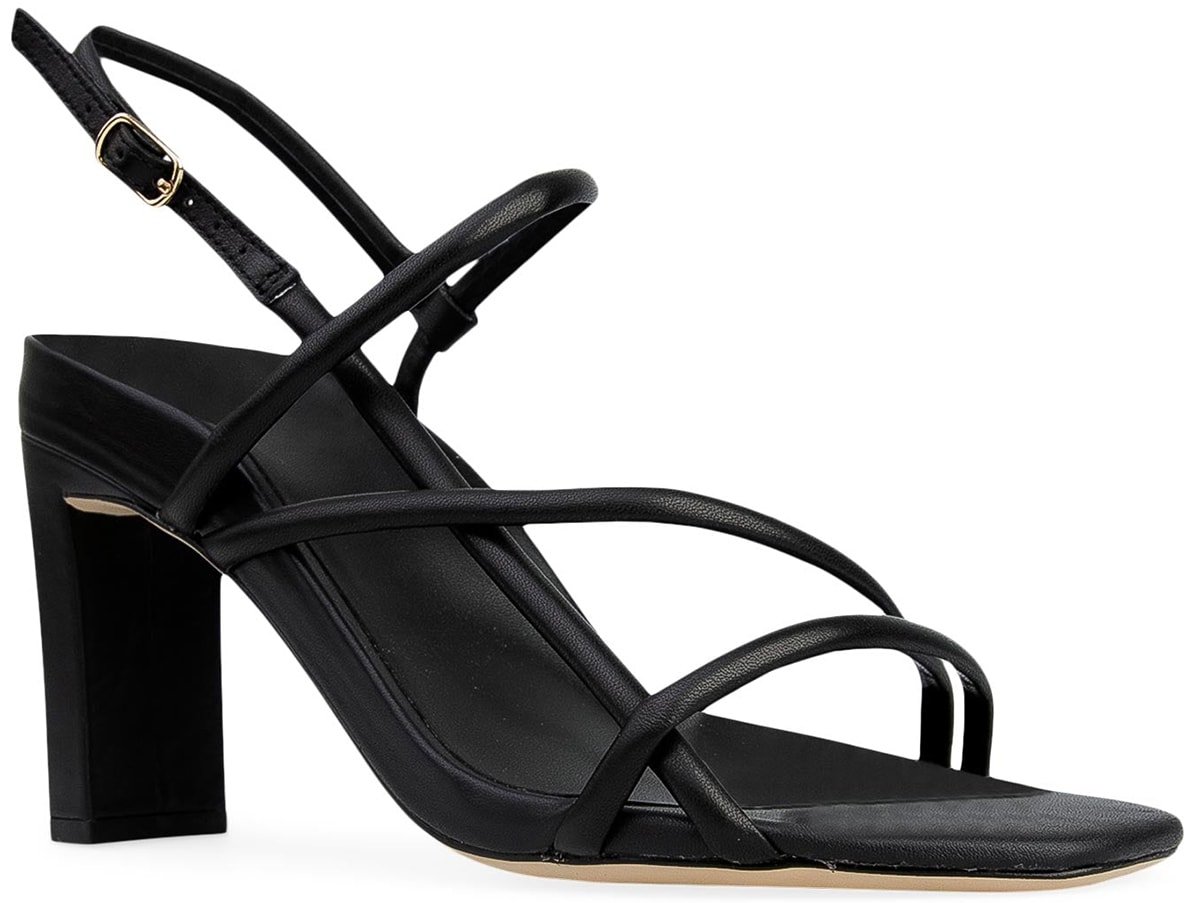 Bared Footwear's Godwit features a strappy design with a wide high heel