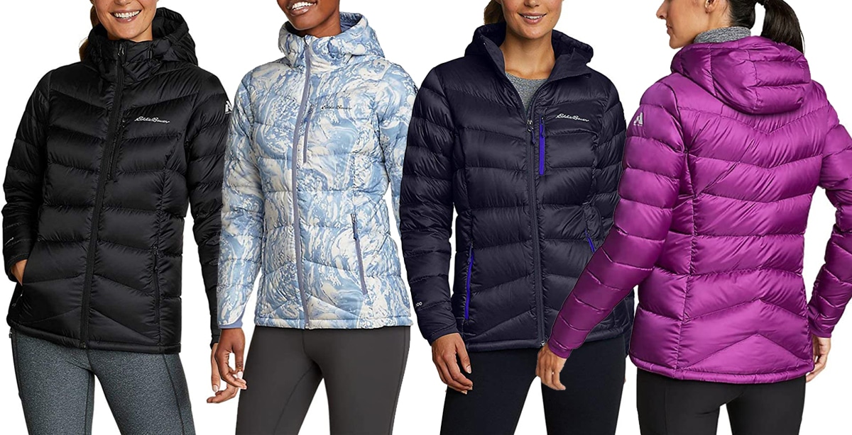 Eddie Bauer's premium alpine hooded down jacket, guide-built for climbing, mountaineering, and all cold-weather activities