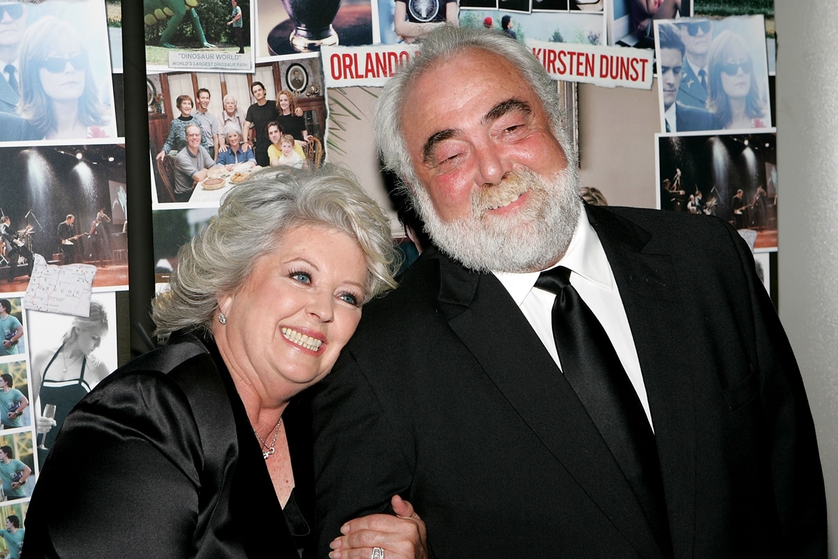 Michael Groover and his wife Paula Deen at the premiere of "Elizabethtown"