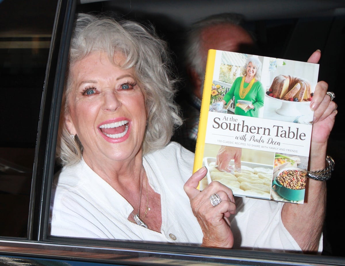 Chef Paula Deen promotes her cookbook, "At The Southern Table with Paula Deen"