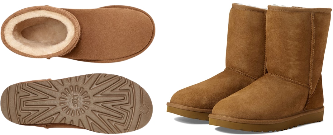 UGG boots are considered special because of their sheepskin outer layer and fleece lining that make them warm and comfy